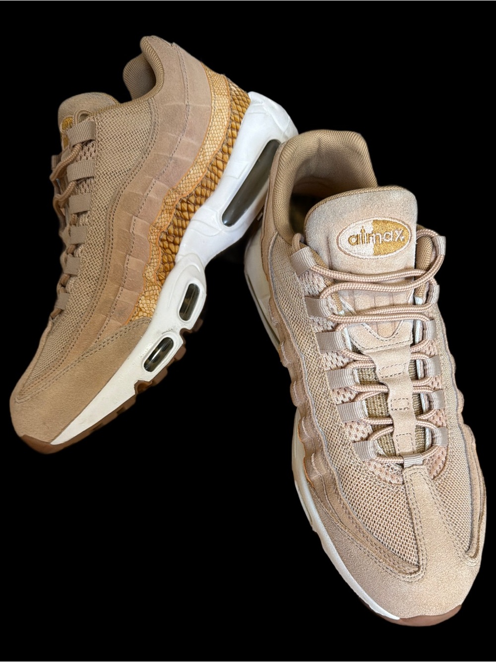 Nike Men's Air Max 95 in Tan and Brown size 10.5
